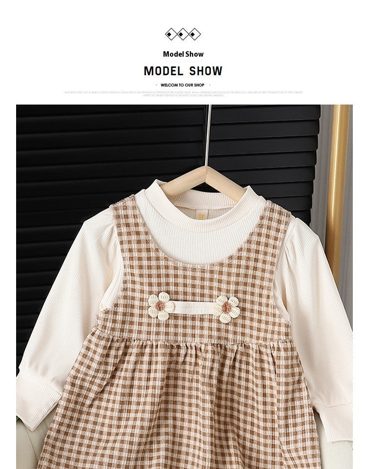 Baby Girl Long-sleeved Dress one-piece