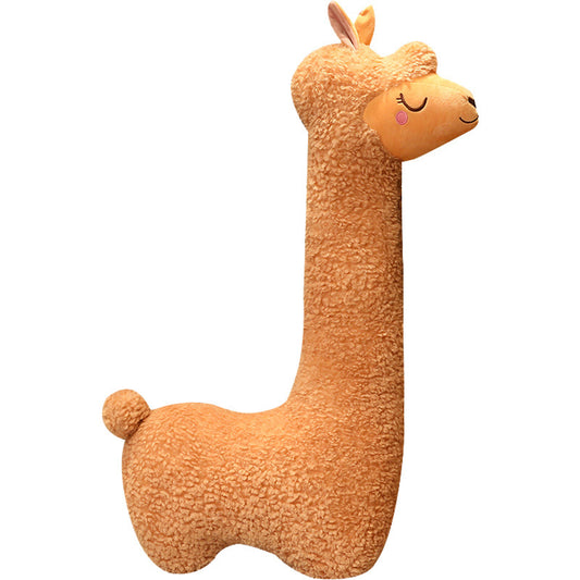 Alpaca plush pillow