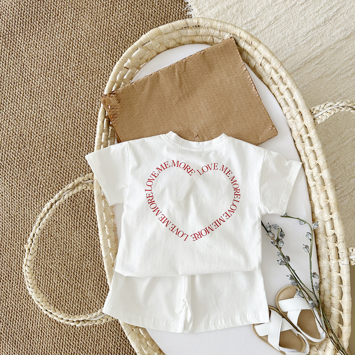 Baby Short Sleeve Korean 2-Piece Set