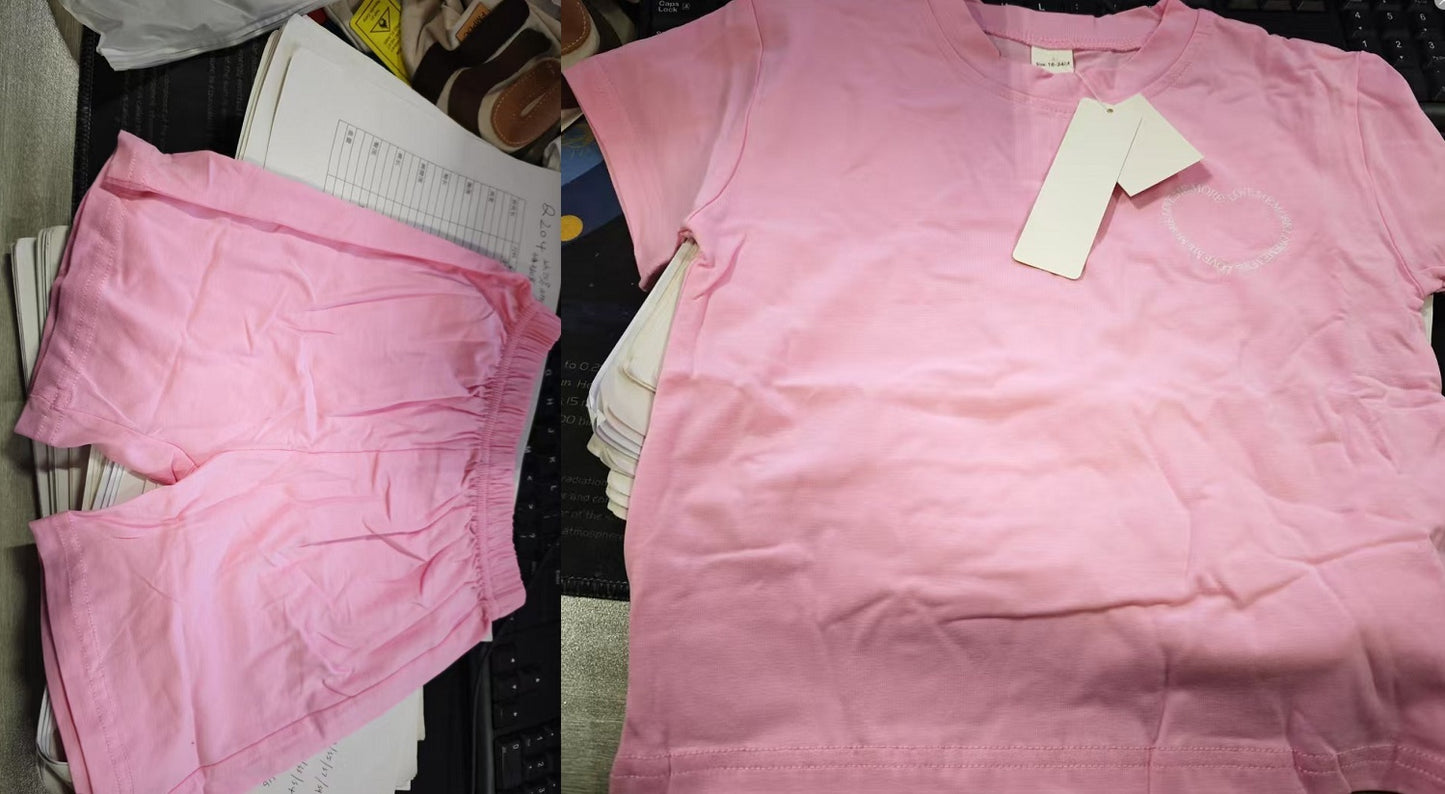 Baby Short Sleeve Korean 2-Piece Set