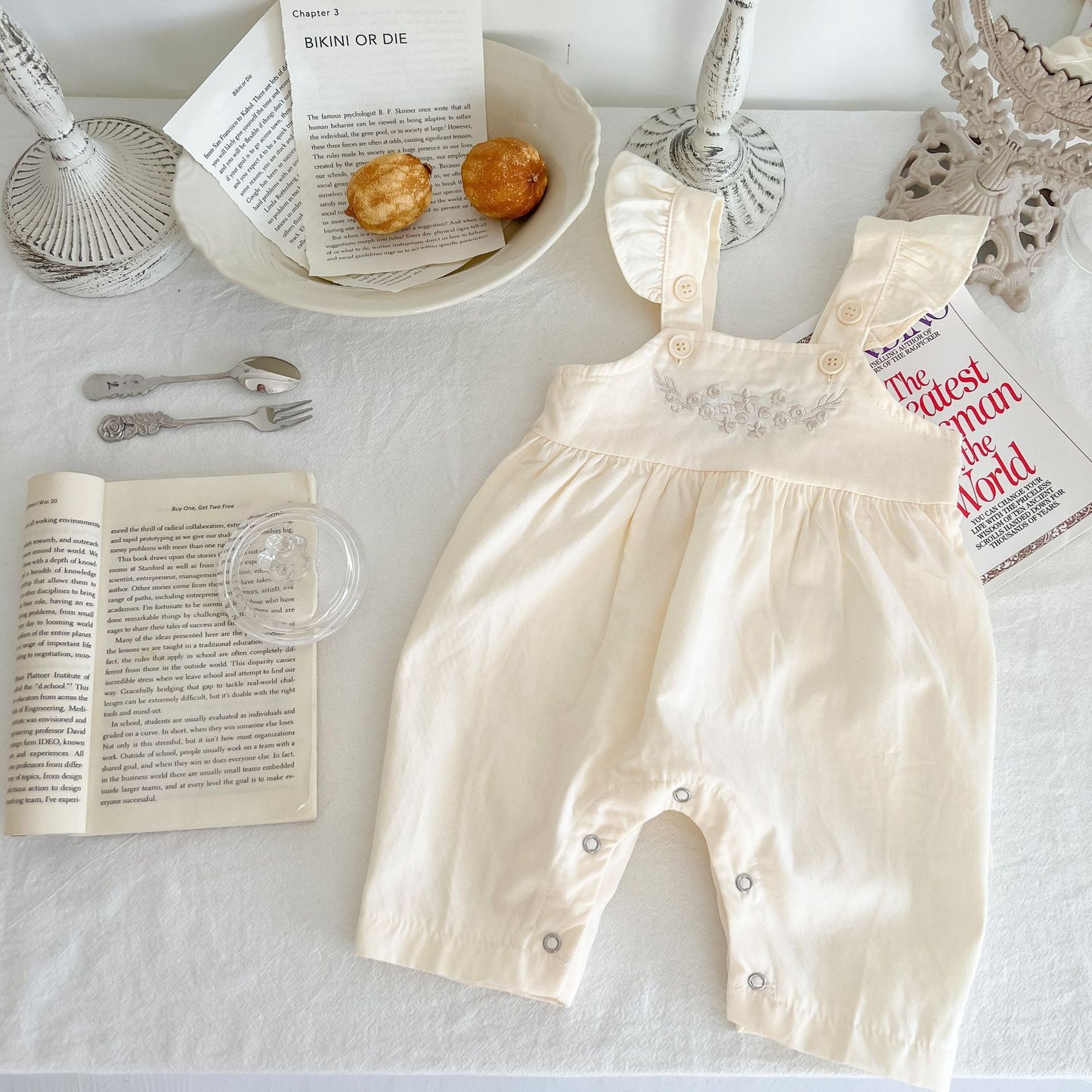 Baby Girl's Adjustable One-piece