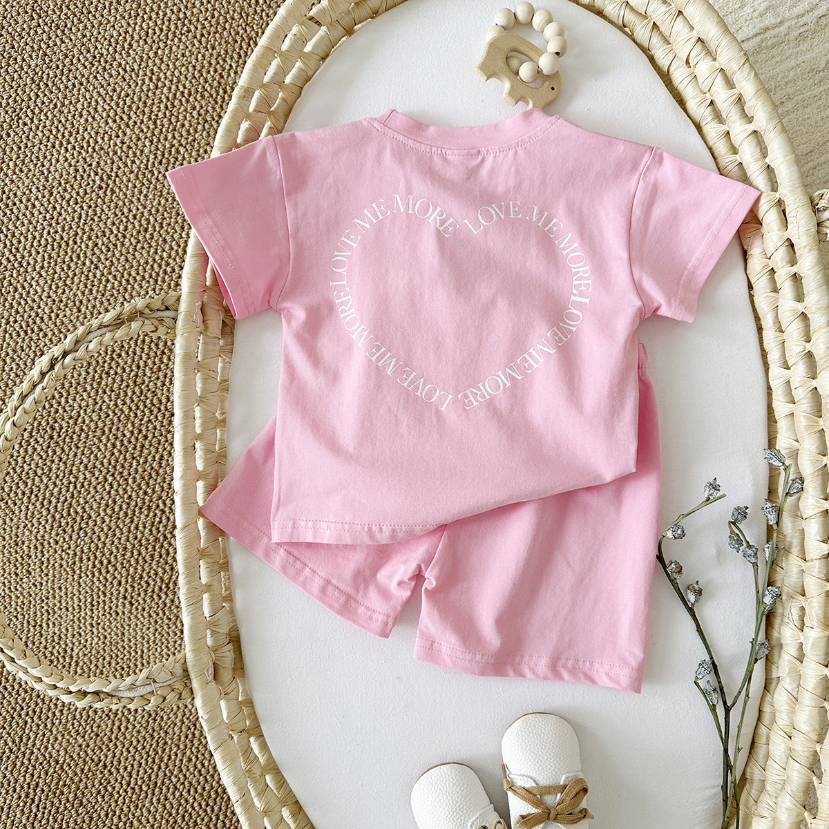 Baby Short Sleeve Korean 2-Piece Set