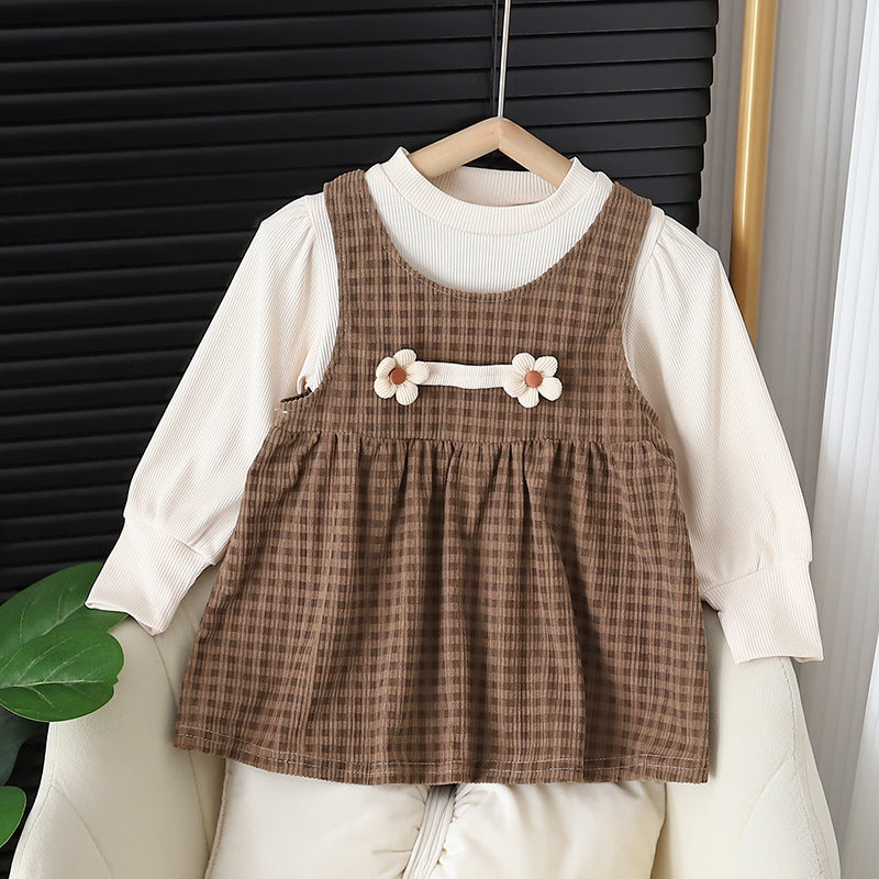 Baby Girl Long-sleeved Dress one-piece