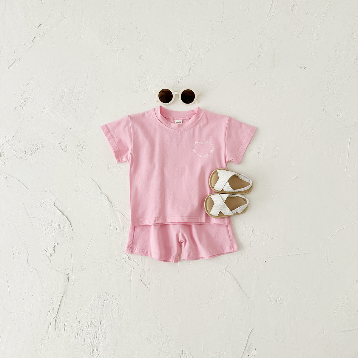 Baby Short Sleeve Korean 2-Piece Set