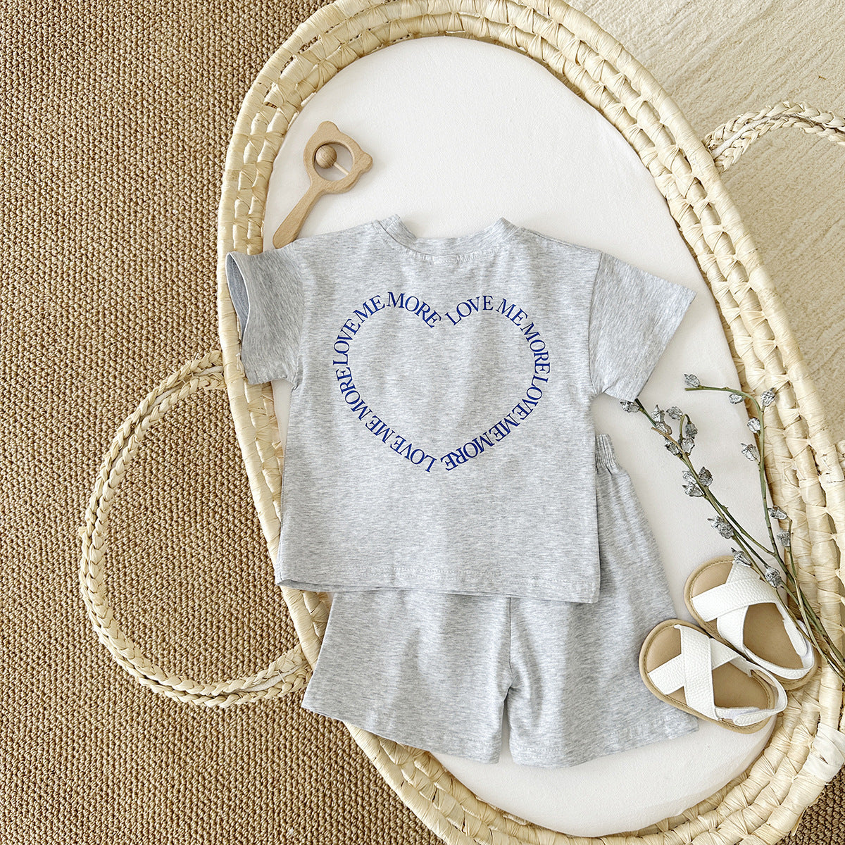 Baby Short Sleeve Korean 2-Piece Set