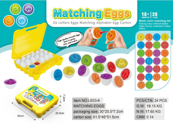 Educational Egg Shape Matching Toy