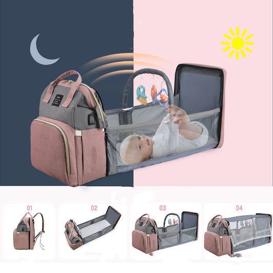 Baby Crib Backpack Large Capacity