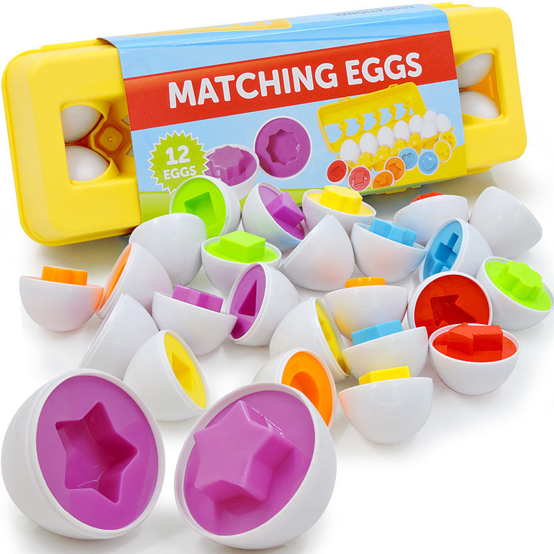 Educational Egg Shape Matching Toy