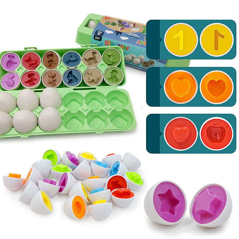 Educational Egg Shape Matching Toy