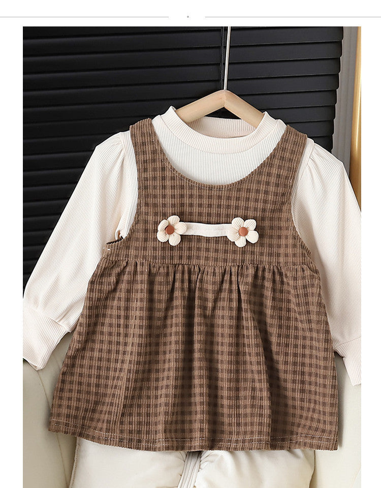 Baby Girl Long-sleeved Dress one-piece