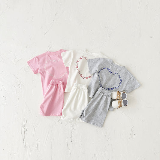 Baby Short Sleeve Korean 2-Piece Set