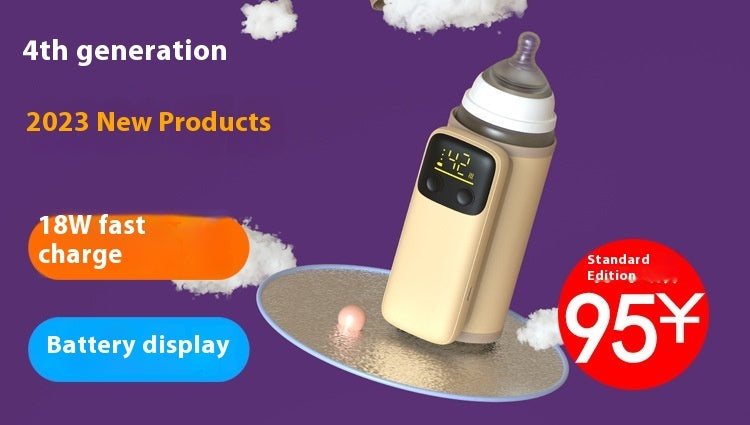 Rechargeable universal baby bottle heater
